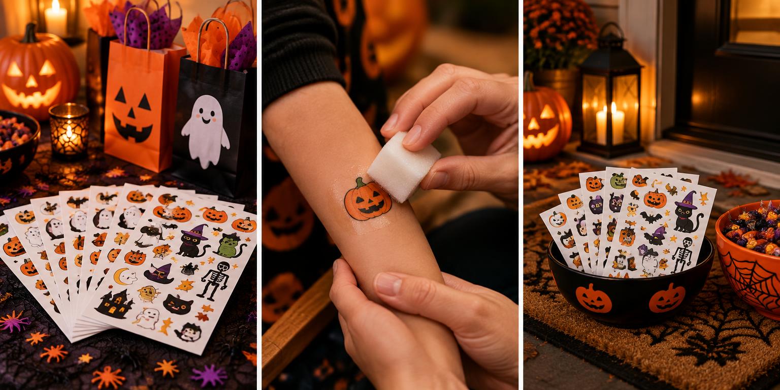 Halloween Temporary Tattoos — 144 Styles used as party favor filler