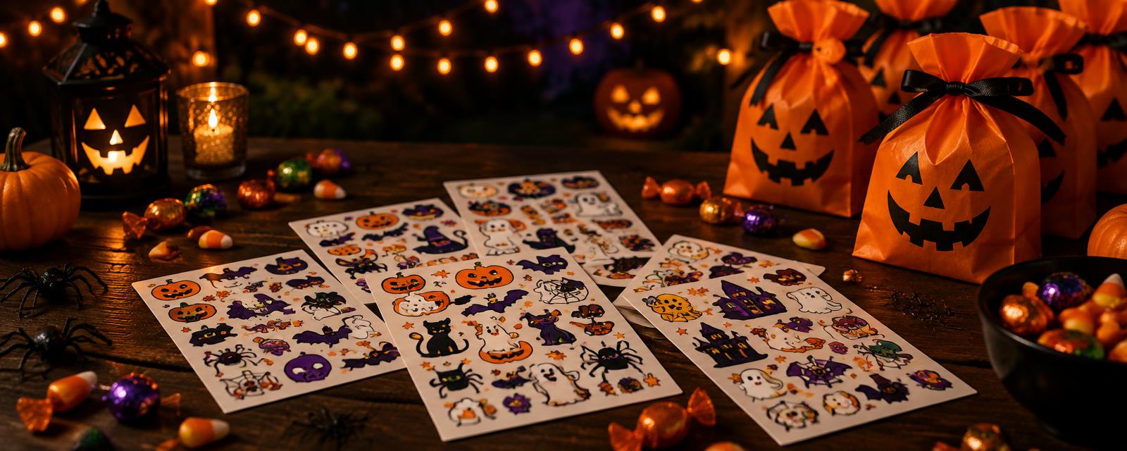 Halloween Temporary Tattoos — 144 Styles styled in a Halloween setting